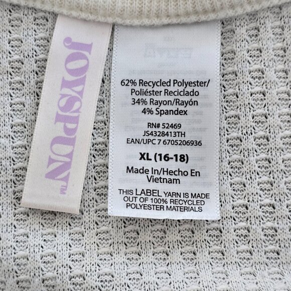 Long Sleeve Ribbed Shirt, Size: XL - Picture 6 of 6